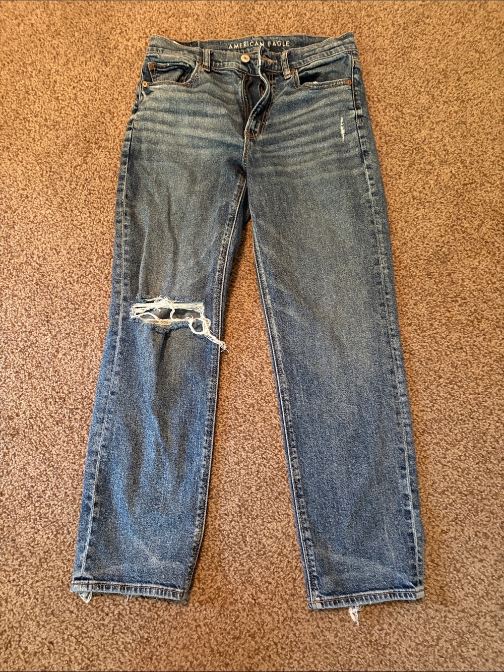 American Eagle Outfitters Women’s Super High-Rise Straight Jean